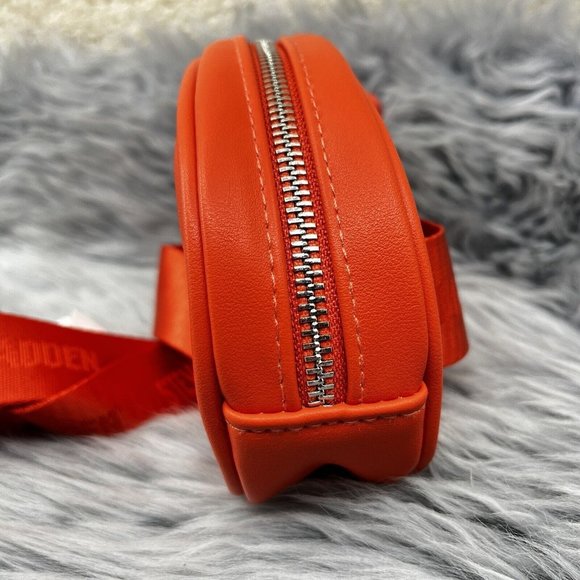 Steve Madden Bright Orange Logo Belt Bag Fanny Waist Pack Tik Tok Viral NWT - Picture 4 of 6
